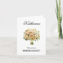 Bouquet de roses ivoires Proposition demoiselle d'