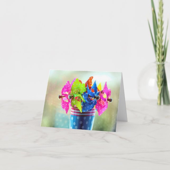 Carte Bouquet de roues (Devant)