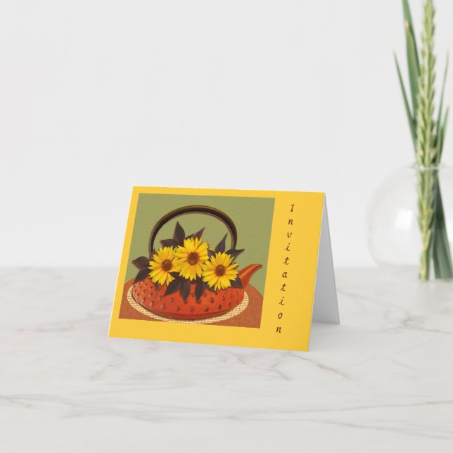Carte Bouquet de thé (Devant)