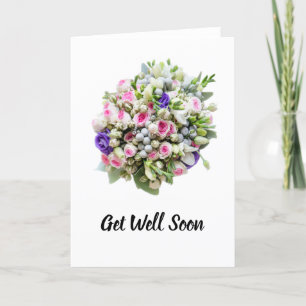 Carte Bouquet Get Well