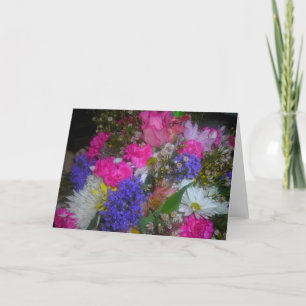 Carte bouquet lumineux
