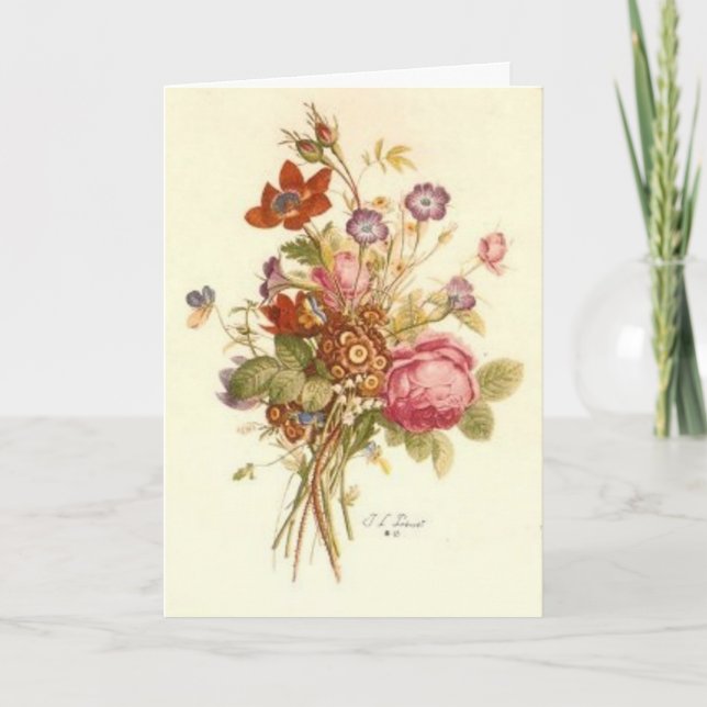 Carte Bouquet pour maman (Devant)