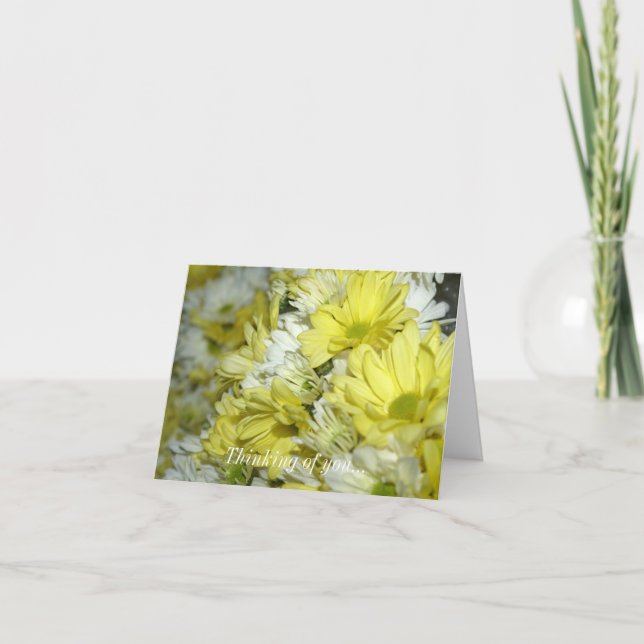 Carte Bouquets Daisy Pensant À Vous (Devant)