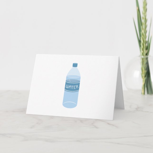 Carte Bouteille d'Eau (Devant)