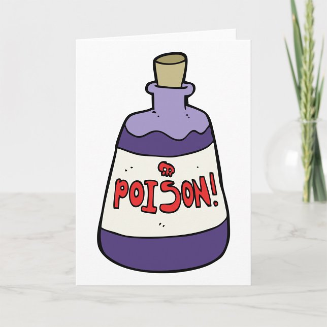Carte Bouteille Violette De Poison (Créateur téléchargé)