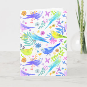 Carte Bouteilles en Aquarelle Whimsical