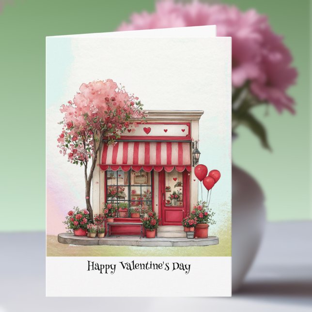 Carte Boutique Douce Saint-Valentin (Créateur téléchargé)