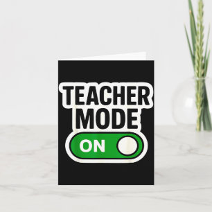 Carte Bouton de commutation du mode enseignant Nouvelle