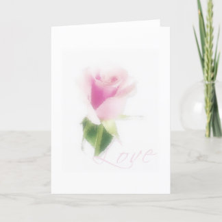 Carte Bouton de rose