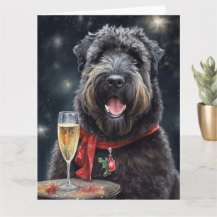 Carte Bouvier des Flandres Nouvel An