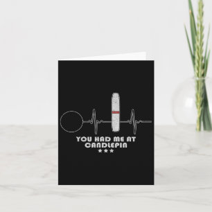 Carte Bowling à bougies Bowling Bowling Heartbeat Bowler