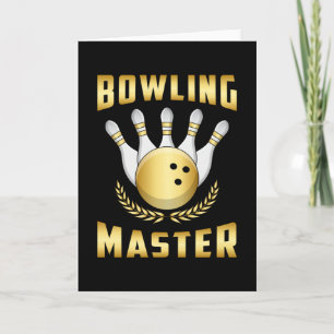 Carte Bowling Bowler Strike Team Bowl Sport Drôle Cadeau