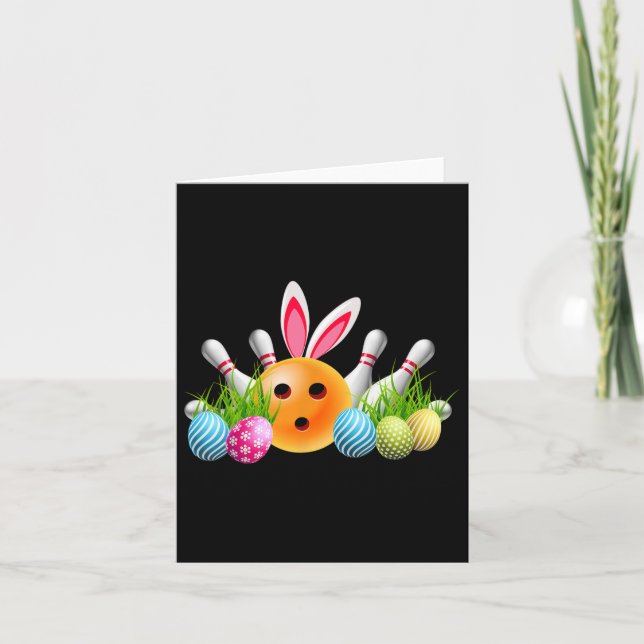 Carte Bowling Bunny Bowling Ll Shirt Bowling East (Devant)