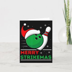 Carte Bowling de Noël