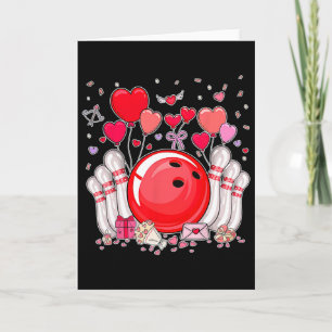 Carte Bowling Mignon Ll Saint-Valentin Cœur Amoureux Jou