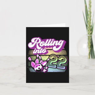 Carte Bowling Party Rolling Dans 22 Bowling Anniversaire