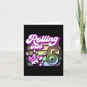 Carte Bowling Party Rolling En 6 Bowling Anniversaire