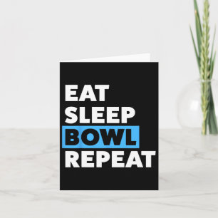 Carte Bowling Pour Hommes Ou Papa Mange Sleep Bowl Répét