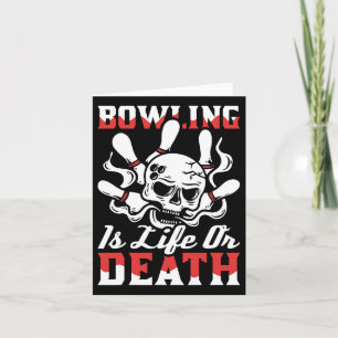 Carte Bowling Skull Team - Alley League Bowler