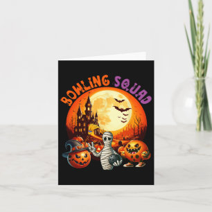 Carte Bowling Squad Halloween Horreur Équipement Comme M