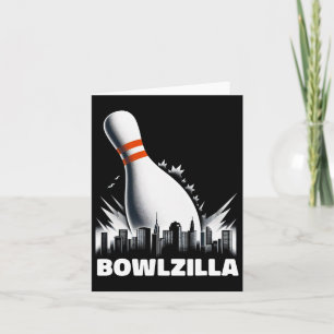 Carte Bowlzilla Détruire la ville Dix épines Hommes Enfa
