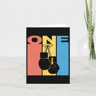 Carte Boxe 1 Anniversaire Boy Girl Boxe 1 An