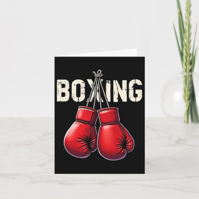 Carte Boxe amusante - Oui2 (Devant)