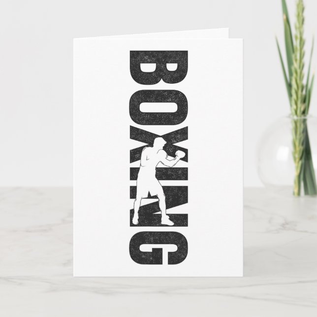 Carte Boxe Boxe Vintage 6  (Devant)