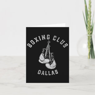 Carte Boxe Club Dallas Gants Fighter