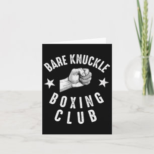 Carte Boxe de Knuckle nu Hommes Poing Combattre Knuckle