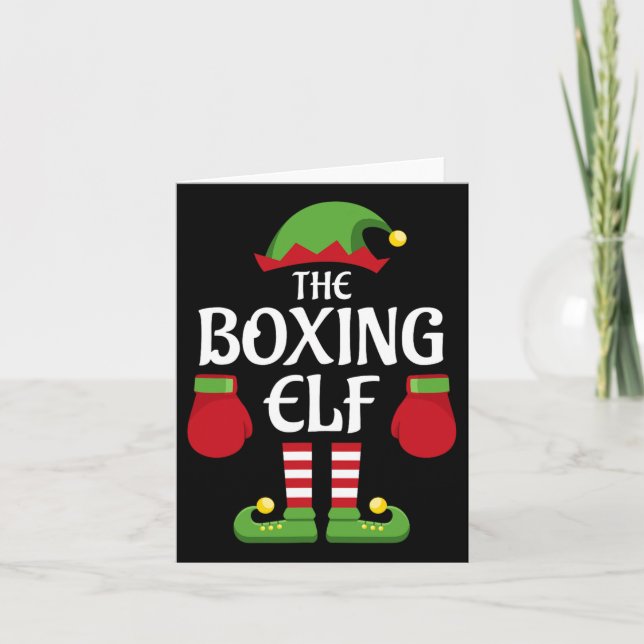 Carte Boxe de Noël du groupe de jumelage des elfes (Devant)