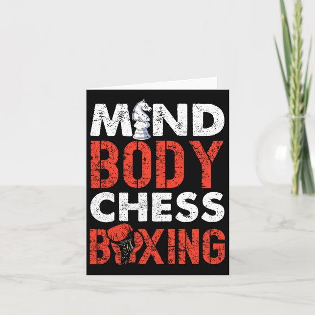 Carte Boxe d'échecs du corps mental Pionate Spirit (Devant)