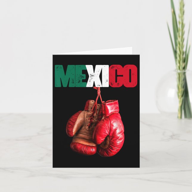 Carte Boxe drôle - I Love Boxing Mexique (Devant)
