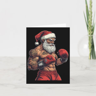 Carte Boxe Et Mixed martial art Du Père Noël - Boxe De N