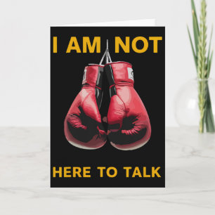 Carte Boxe Kickboxing Amateur de boxe Boxeur Citation dr