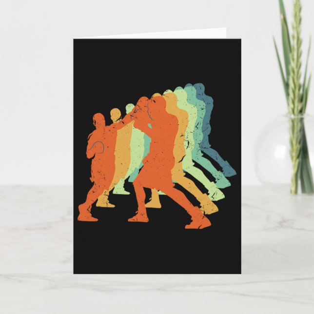 Carte Boxe, Kickboxing, Muay Thai, Hommes Et Garçons, Co (Devant)