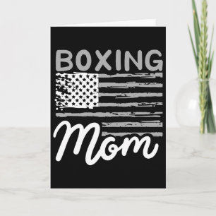 Carte Boxe Maman Boxe Mère Kickboxing Maman Maman