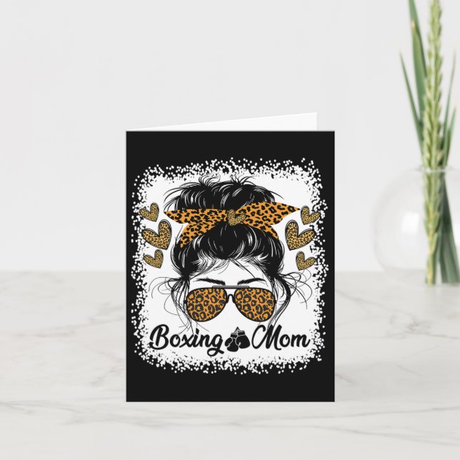 Carte Boxe Maman Boxe Mixed martial art Muay Thai Stylis (Devant)
