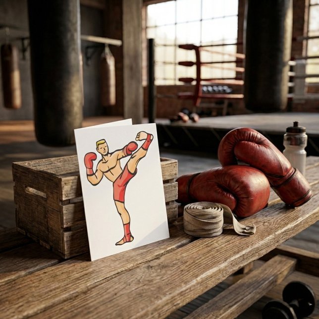 Carte Boxe pieds-poings (Créateur téléchargé)