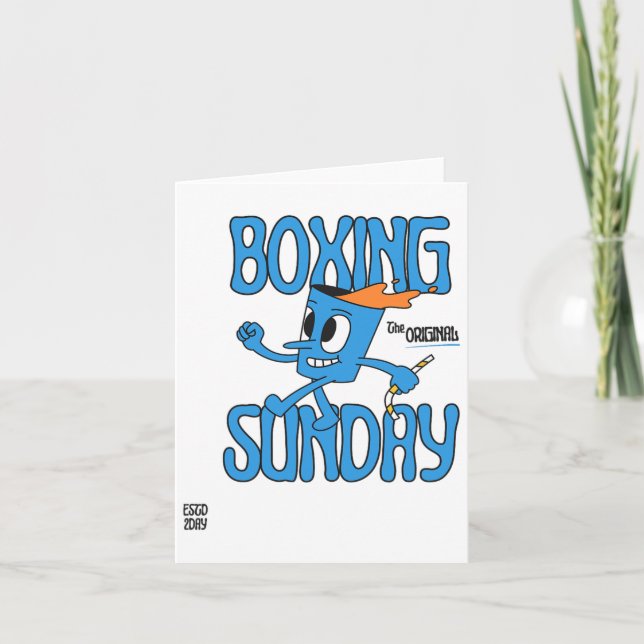 Carte Boxe Sunday Knockout Punch Heavyweight Champion (Devant)