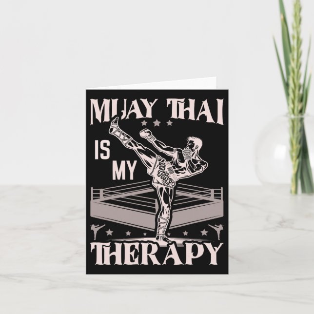 Carte Boxe thaïlandaise Muay (Devant)
