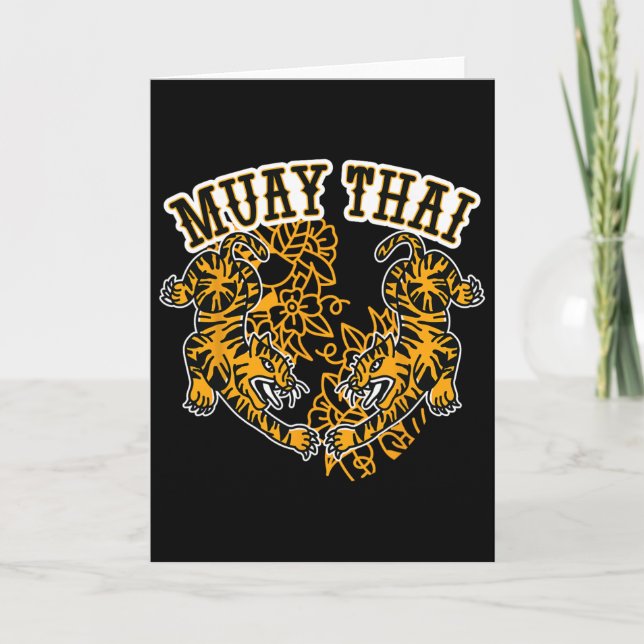 Carte Boxe thaïlandaise, Tigres de Muay Thai, Muay Thai  (Devant)