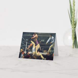 Carte Boxe vintage de 1924 Toute l'occasion