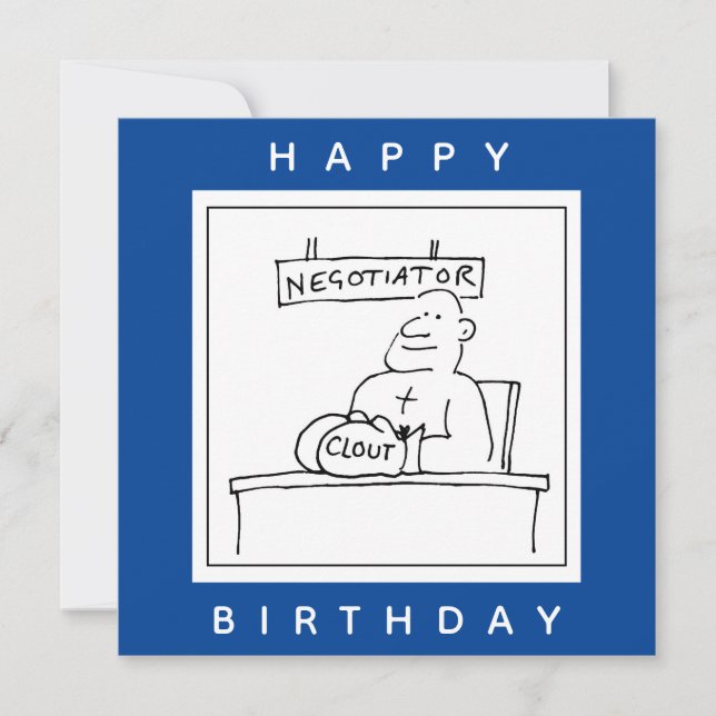 Carte Boxer à un bureau a de l'influence sur les gants d (Devant)