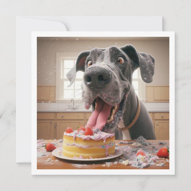 Carte Boxer, Boxer Anniversaire Invitation (Devant)