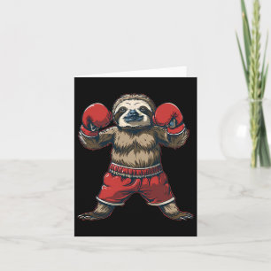 Carte Boxer Gants de boxe de l'amant de la fentes Kickbo