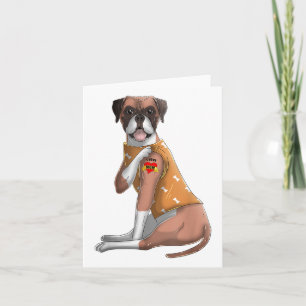 Carte Boxer I Love Maman Tattoo Chien Chemise Drôle Mère