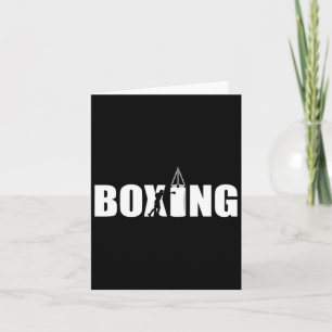 Carte Boxer Lover Gym Boxer Kickboxer Enthus