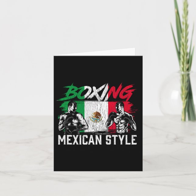 Carte Boxer Mexicain Boxer (Devant)
