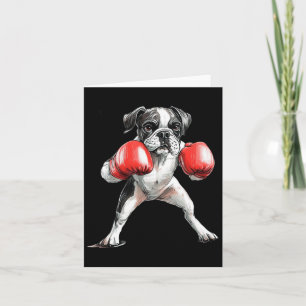Carte Boxer Partage Humour Avec Charme De Chien Jouant